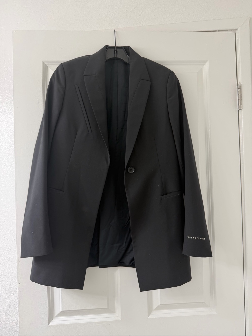 Alyx Black Single-Button Men's Blazer